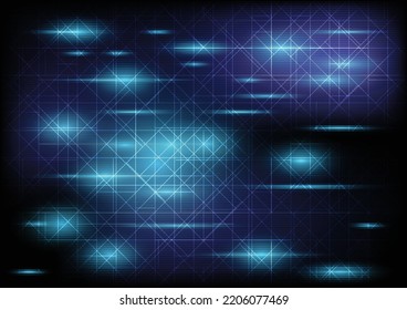 Abstract technology security on global network background, vector illustration