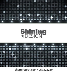 Abstract technology shining background. Vector illustration