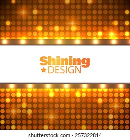 Abstract technology shining background. Vector illustration