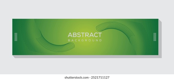 Tecnología Abstractas portada de redes sociales o diseño de Anuncio Creativo, moderno, corporativo, abstracto foto de portada de redes sociales para su perfil de redes sociales. Gradiente verde colorido diseño de portada de redes sociales