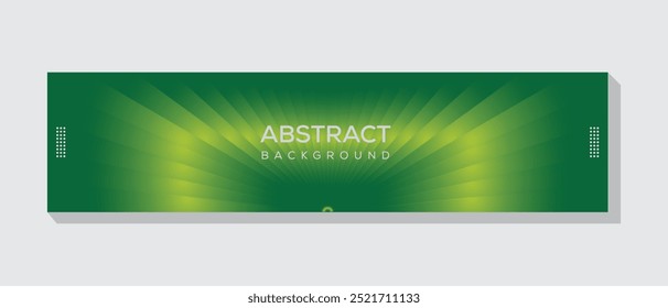Abstract Technology Social Media Cover oder Banner Design kreativ, modern, Corporate, abstrakte Social Media Cover Foto für Ihr Social Media Profil. Grüner Farbverlauf bunte Social Media Cover Design