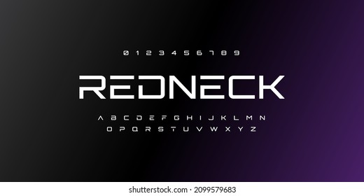 Abstract technology space font and alphabet. techno effect fonts designs. Typography digital sci-fi concept. vector illustration