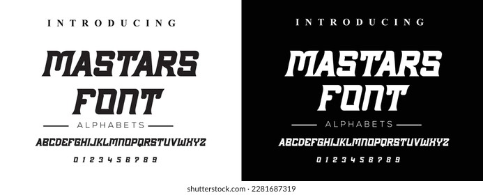 Abstract technology space font and alphabet. techno effect fonts designs. Typography digital sci-fi concept. vector illustration