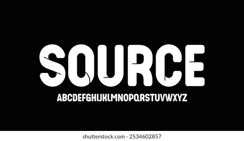 Abstract technology space font and alphabet. techno effect fonts designs. Typography digital sci-fi concept. vector illustration