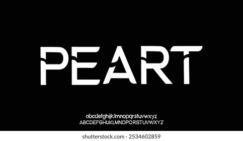Abstract technology space font and alphabet. techno effect fonts designs. Typography digital sci-fi concept. vector illustration