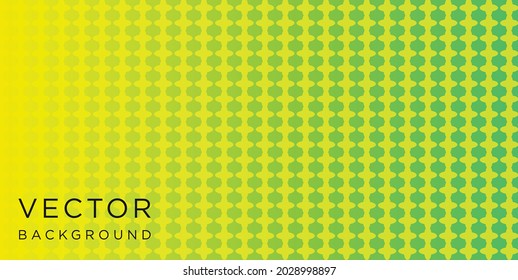 Abstract technology space vector background, with yellow green color gradient and parallel symbols