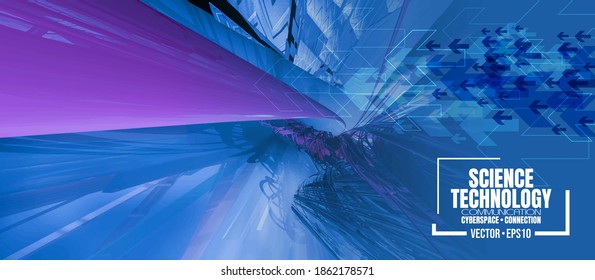 Abstract technology speed concept, innovation technology background