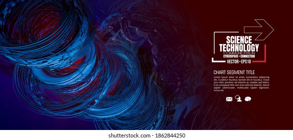 Abstract technology speed concept, innovation technology background