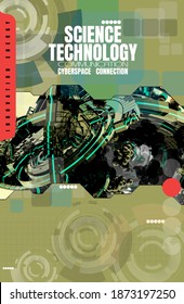 Abstract technology speed concept, innovation technology background