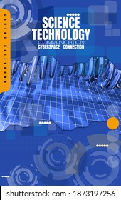 Abstract technology speed concept, innovation technology background