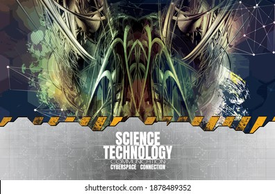 Abstract technology speed concept, innovation technology background