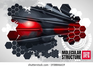 Abstract technology speed concept, innovation technology background