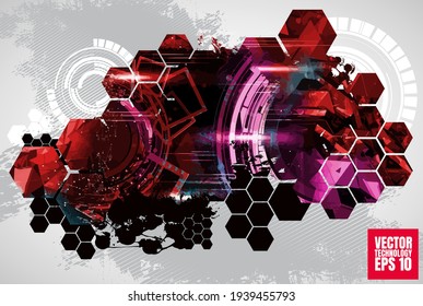 Resumen del concepto de velocidad de la tecnología, fondo de tecnología de innovación