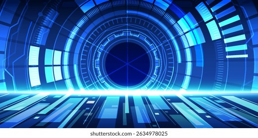 Abstract technology speed concept. modern vector futuristic concept
