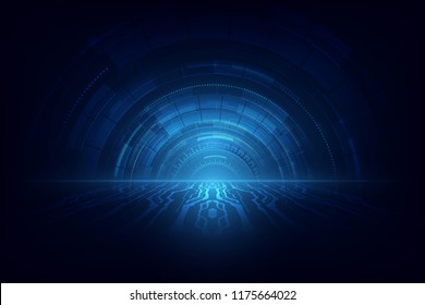 Abstract Technology Speed Concept. Vector Background