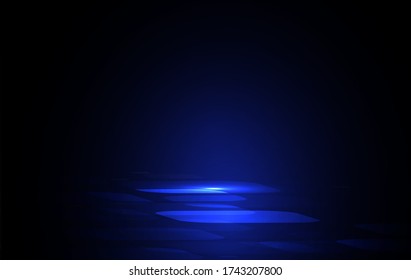 Abstract technology speed concept. vector background. Abstract technology circle blue innovation concept on a dark background. Vector illustration
