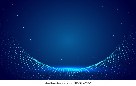 Abstract technology speed concept. vector background. Abstract technology circle blue innovation concept on a dark background. Vector illustration
