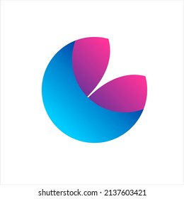 Abstract technology sphere logo. High quality vector template.