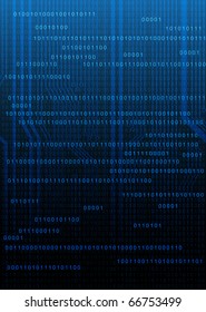 Abstract technology style background with circuit board texture and numbers pattern