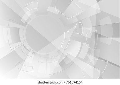 Abstract technology style background. Elegant gray backdrop for web site, tech presentations, cover template and wallpaper. Useful for engineering design solutions, banner and surface
