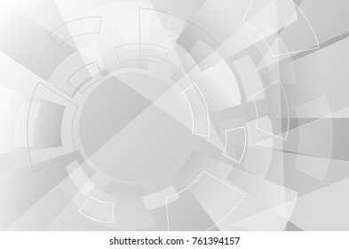 Abstract technology style background. Elegant gray backdrop for web site, tech presentations, cover template and wallpaper. Useful for engineering design solutions, banner and surface
