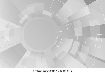 Abstract technology style background. Elegant gray backdrop for web site, tech presentations, cover template and wallpaper. Useful for engineering design solutions, banner and surface