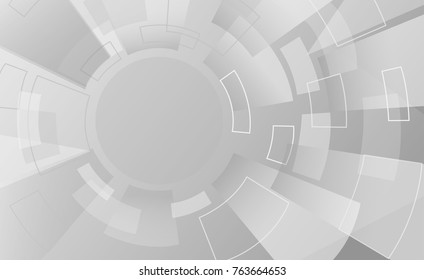 Abstract technology style background. Elegant gray backdrop for web site, tech presentations, cover template and wallpaper. Useful for engineering design solutions, banner and surface