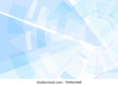 Abstract technology style background. Elegant blue backdrop for web site, tech presentations, cover template and wallpaper. Useful for engineering design solutions, banner and surface