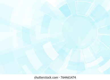 Abstract technology style background. Elegant blue backdrop for web site, tech presentations, cover template and wallpaper. Useful for engineering design solutions, banner and surface