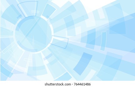 Abstract technology style background. Elegant blue backdrop for web site, tech presentations, cover template and wallpaper. Useful for engineering design solutions, banner and surface