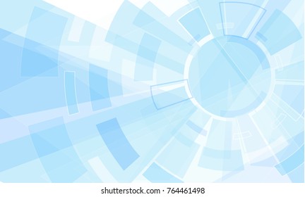 Abstract technology style background. Elegant blue backdrop for web site, tech presentations, cover template and wallpaper. Useful for engineering design solutions, banner and surface