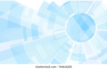 Abstract technology style background. Elegant blue backdrop for web site, tech presentations, cover template and wallpaper. Useful for engineering design solutions, banner and surface