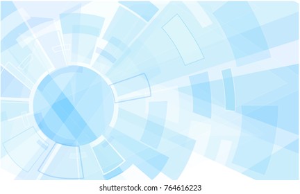 Abstract technology style background. Elegant blue backdrop for web site, tech presentations, cover template and wallpaper. Useful for engineering design solutions, banner and surface