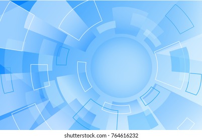 Abstract technology style background. Elegant blue backdrop for web site, tech presentations, cover template and wallpaper. Useful for engineering design solutions, banner and surface