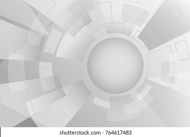Abstract technology style background. Elegant gray backdrop for web site, tech presentations, cover template and wallpaper. Useful for engineering design solutions, banner and surface