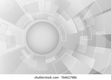 Abstract technology style background. Elegant gray backdrop for web site, tech presentations, cover template and wallpaper. Useful for engineering design solutions, banner and surface