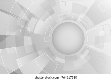 Abstract technology style background. Elegant gray backdrop for web site, tech presentations, cover template and wallpaper. Useful for engineering design solutions, banner and surface