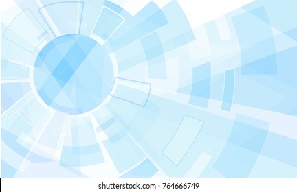 Abstract technology style background. Elegant blue backdrop for web site, tech presentations, cover template and wallpaper. Useful for engineering design solutions, banner and surface