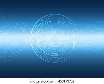 Abstract technology tech background vector
