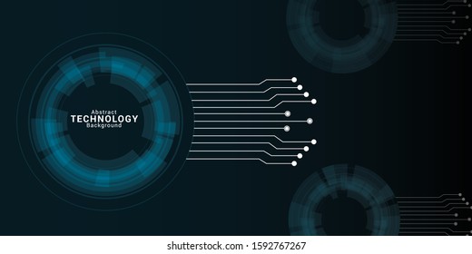 abstract technology telecoms innovation concept background flat futuristic design