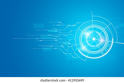 abstract technology telecoms innovation concept  background flat futuristic design