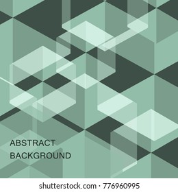 Abstract technology template green background. 