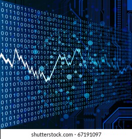 Abstract technology theme vector background. Eps10