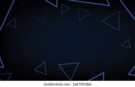 Abstract technology triangle background Hitech communication concept innovation background vector design