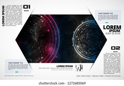 Abstract technology vector background