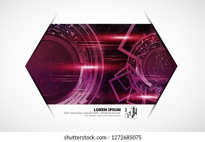 Abstract technology vector background