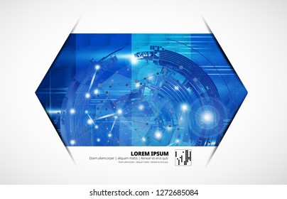 Abstract technology vector background