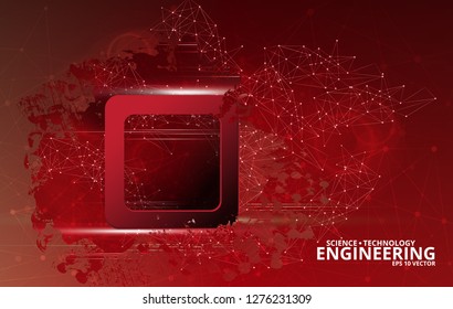 Fundo abstrato do vetor de tecnologia