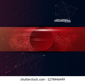 Abstract technology vector background