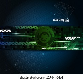 Abstract technology vector background